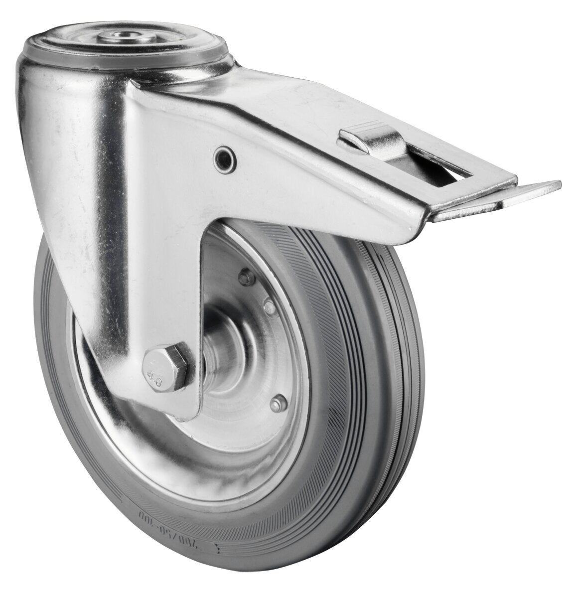 Gummihjul | 160 mm | 160 kg