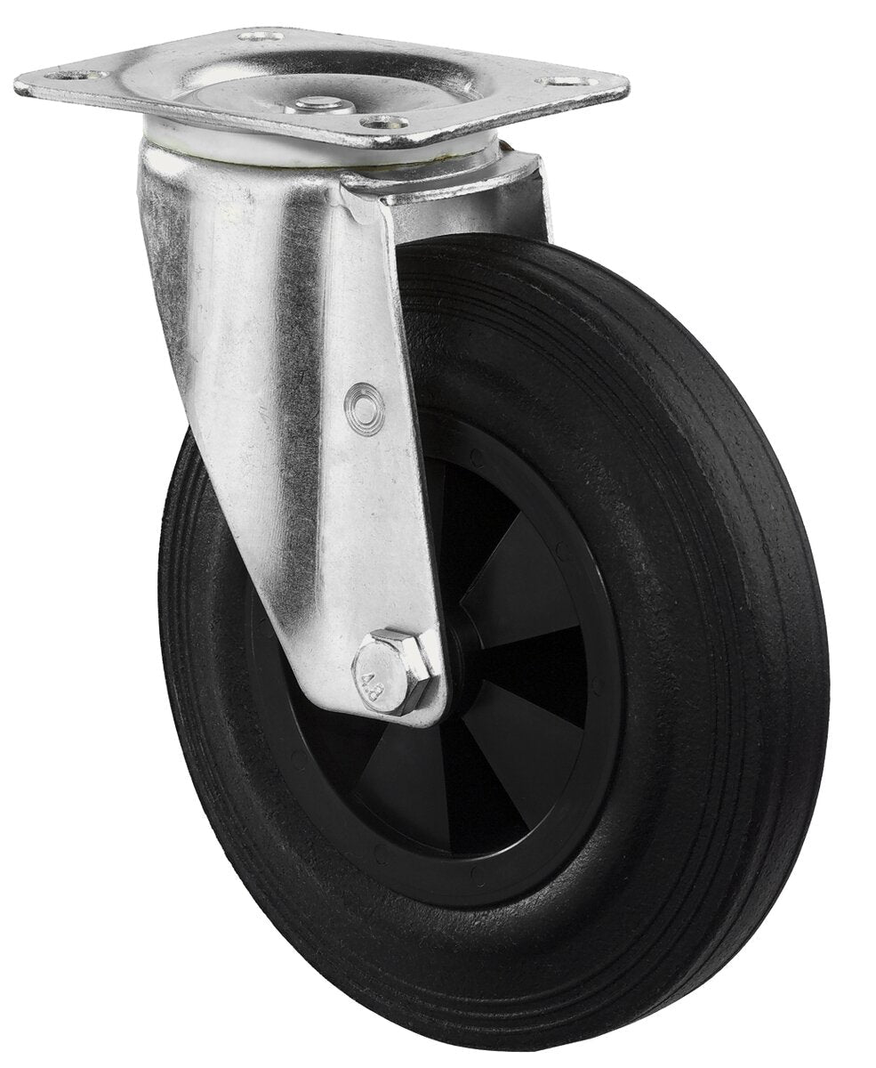 Gummihjul | 200 mm | 205 kg