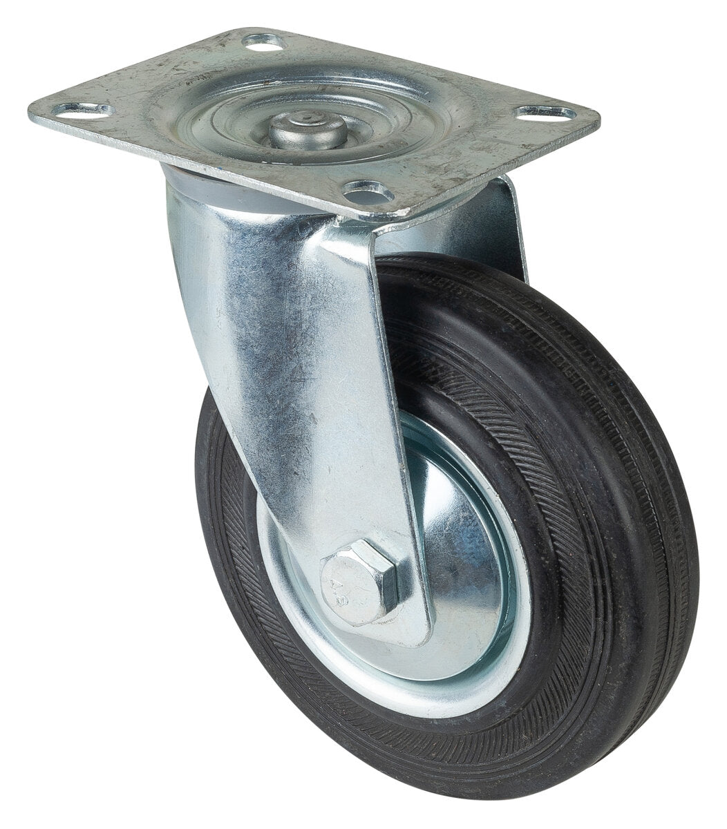 Gummihjul | 125 mm | 100 kg