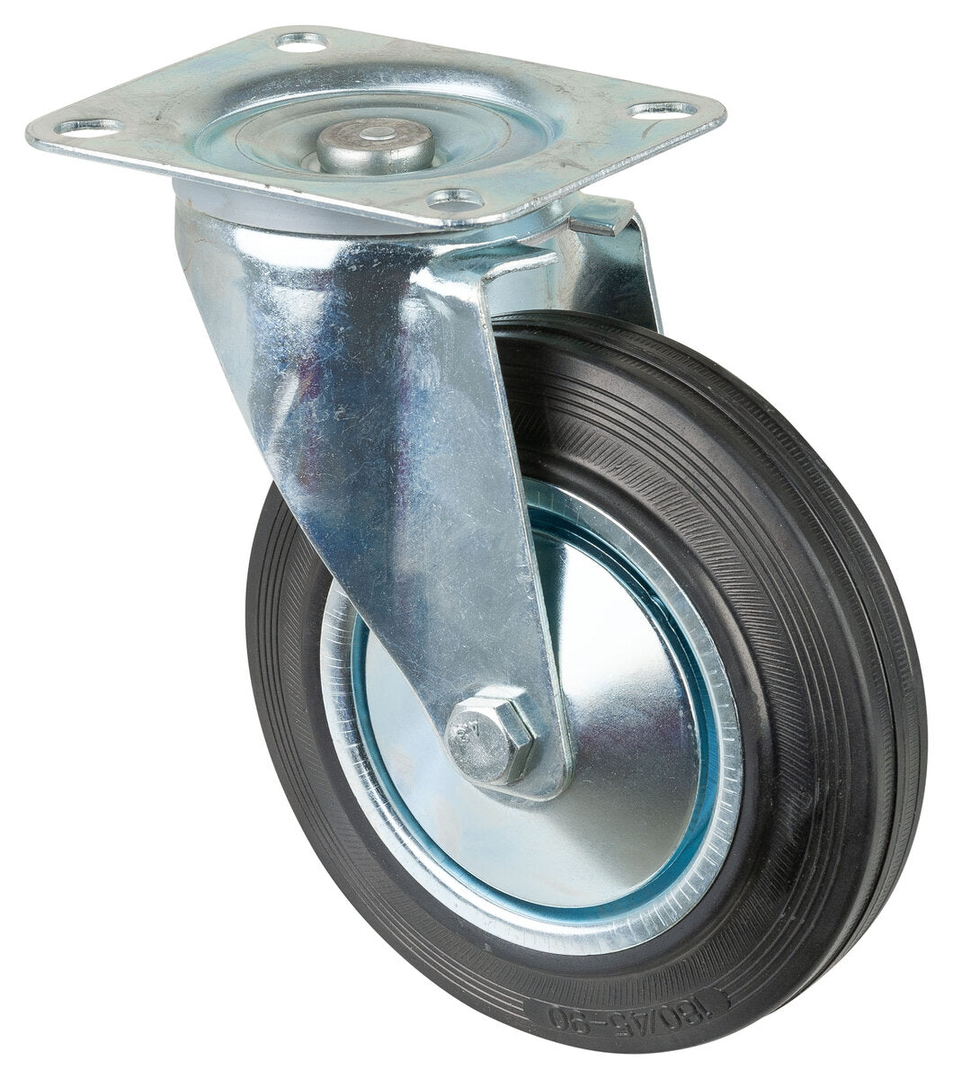 Gummihjul | 180 mm | 170 kg