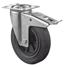 Gummihjul | 125 mm | 100 kg