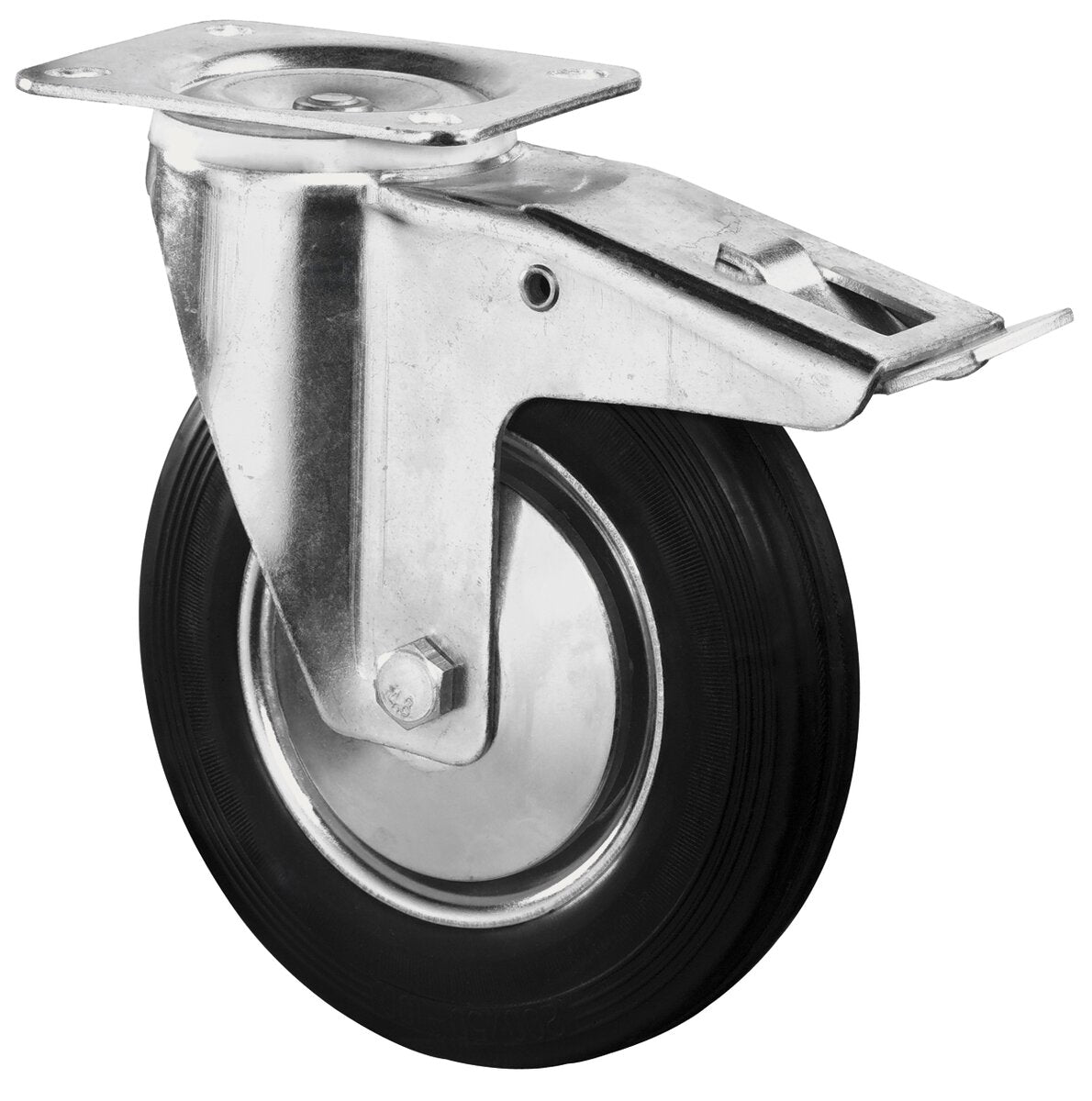Gummihjul | 200 mm | 205 kg