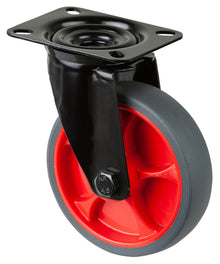 Gummihjul | 125 mm | 120 kg